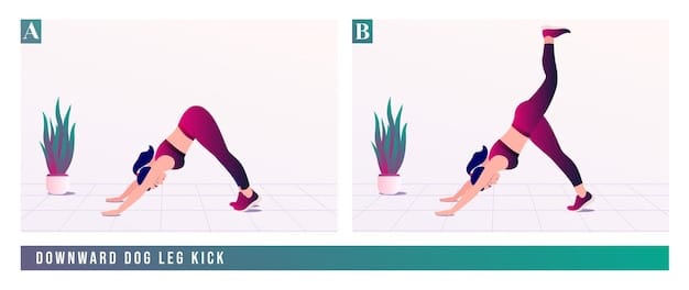 An image featuring a person transitioning from a downward dog pose into a plank position, highlighting the dynamic movement and core engagement involved in combining asanas for weight loss.