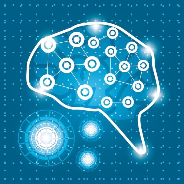 An illustration depicting a brain with interconnected nodes representing different aspects of emotional intelligence like empathy, self-awareness, and communication. The image is set against a clean, modern background.