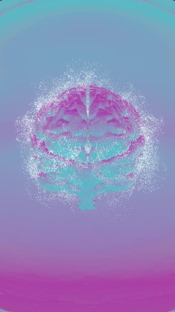 A graphic illustration of a brain scan highlighting the areas activated during mindfulness meditation. The image should show increased activity in regions associated with relaxation, emotional regulation, and attention, visually representing the scientific evidence of mindfulness's impact on brain function. Include annotations pointing out specific brain regions and their functions.