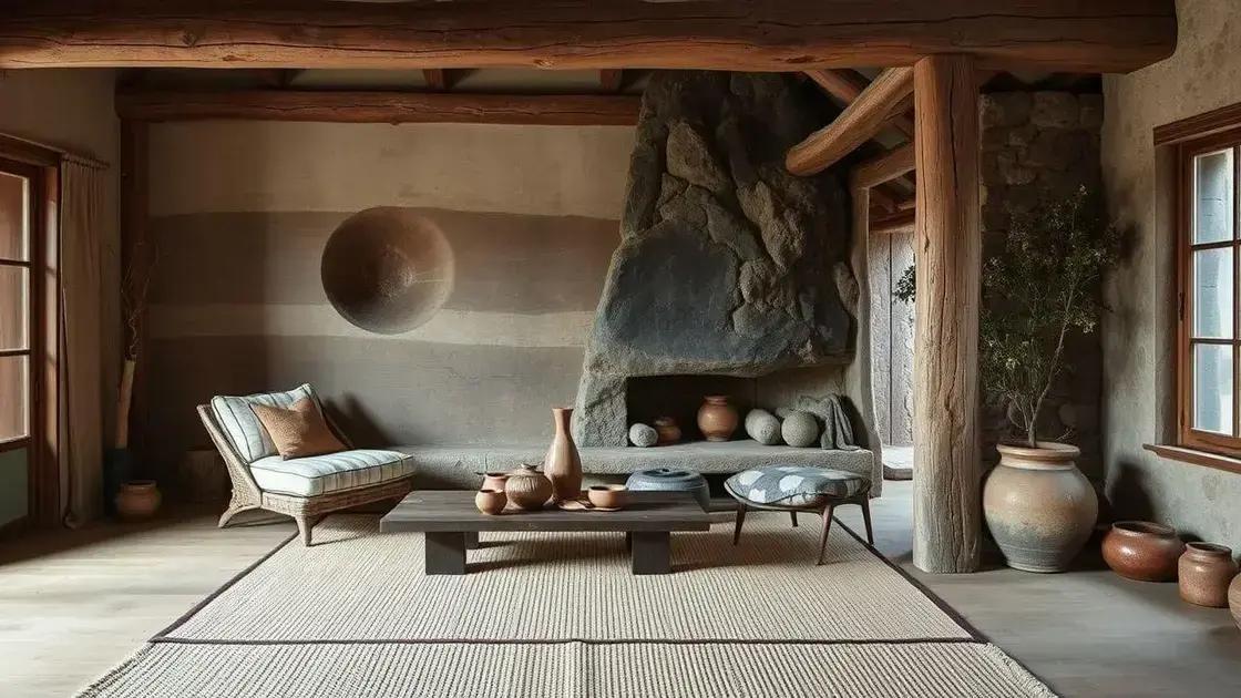 Key elements in wabi-sabi design