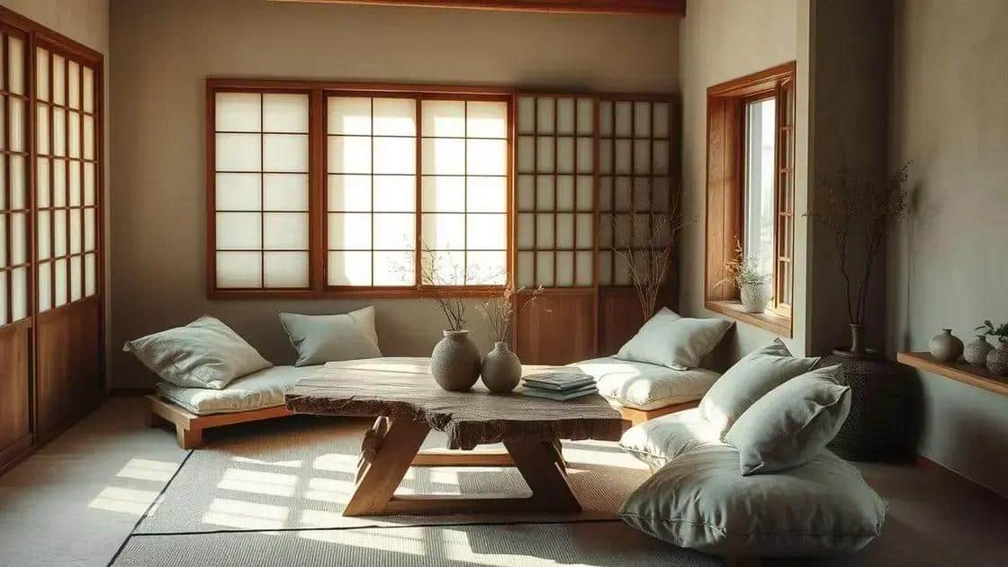 The benefits of a wabi-sabi inspired space
