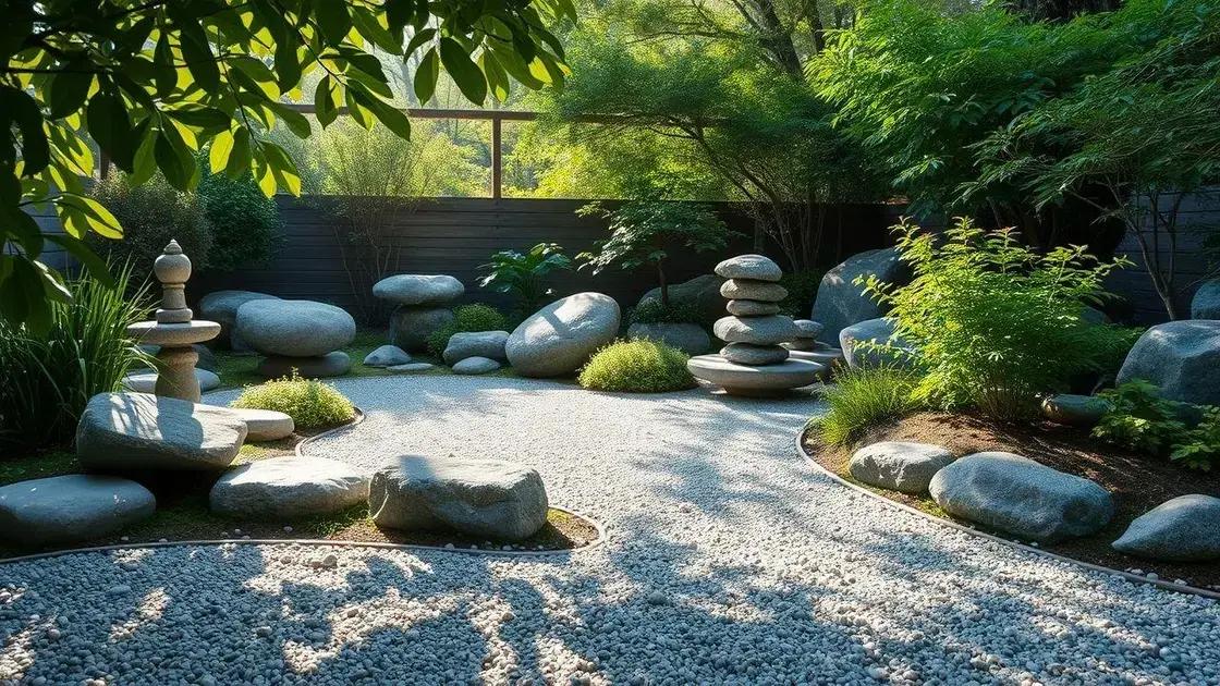 Creating harmony in your zen garden design