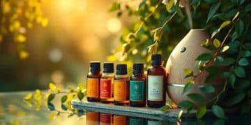 Stress-relieving aromatherapy oil blends for relaxation