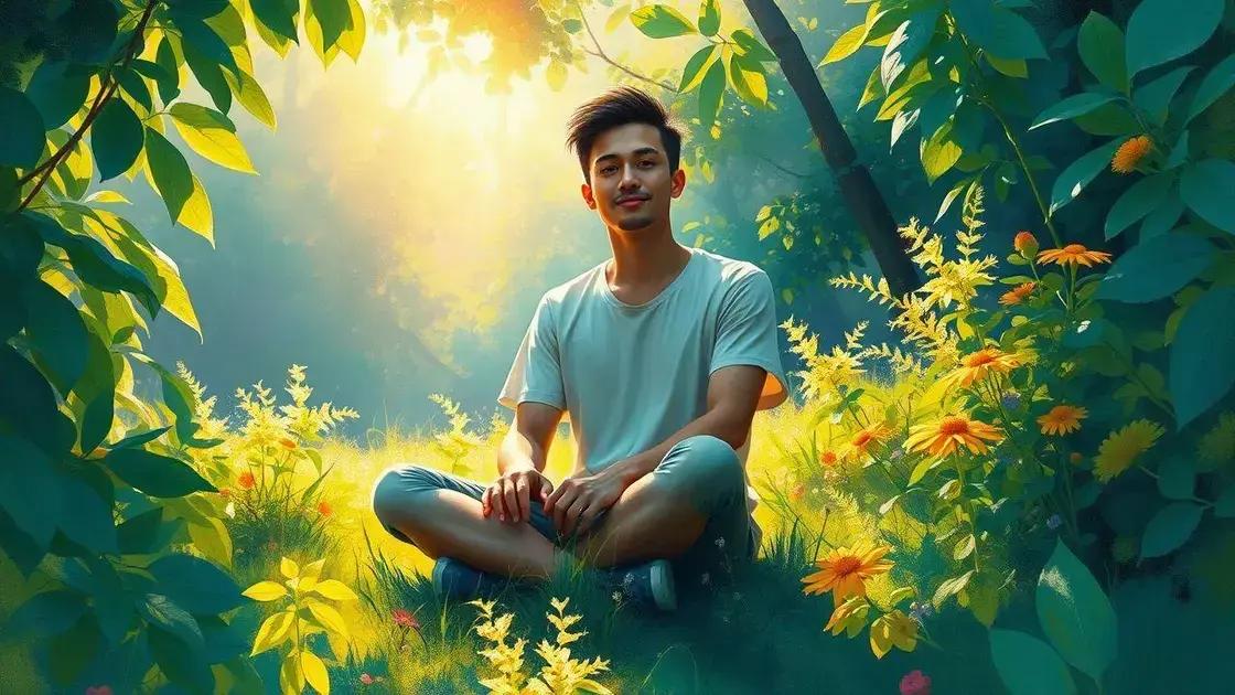 Benefits of guided visualization on mental health