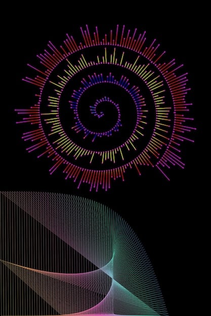 A digital illustration showing a disrupted circadian rhythm with jagged lines and a chaotic pattern, contrasted with a healthy circadian rhythm depicted as a smooth, regular wave.