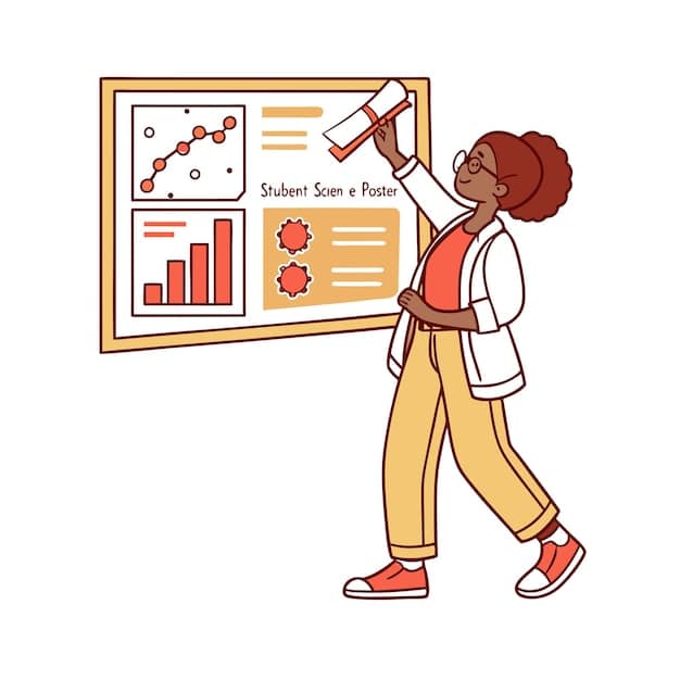 A person standing at a whiteboard with personal growth goals and an action plan outlined with colorful markers. The scene radiates positivity and determination.