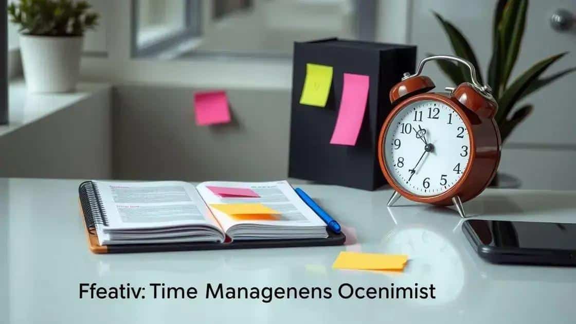 Practical time management techniques