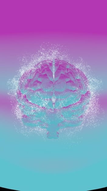 A close-up of a brain with sleep waves and stress symbols interconnected, illustrating the neurological link between sleep deprivation and rising stress levels.