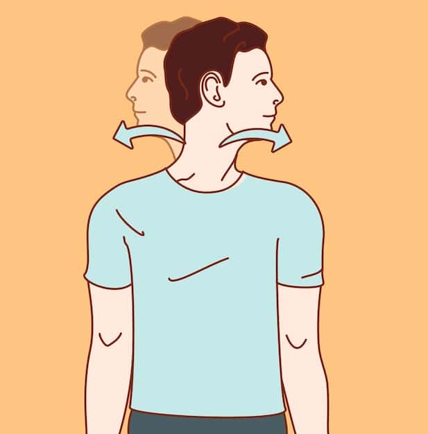 A visual illustration of a person demonstrating the correct hand placement for diaphragmatic breathing, with one hand on the chest and the other on the abdomen. Arrows indicate the movement of the abdomen during inhalation and exhalation.