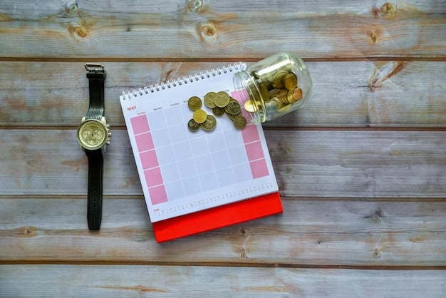 A close-up of a calendar with important financial dates circled, emphasizing the importance of planning and tracking financial obligations.