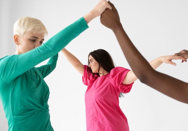 A group of people supporting each other, symbolizing a strong support system and emotional resilience.