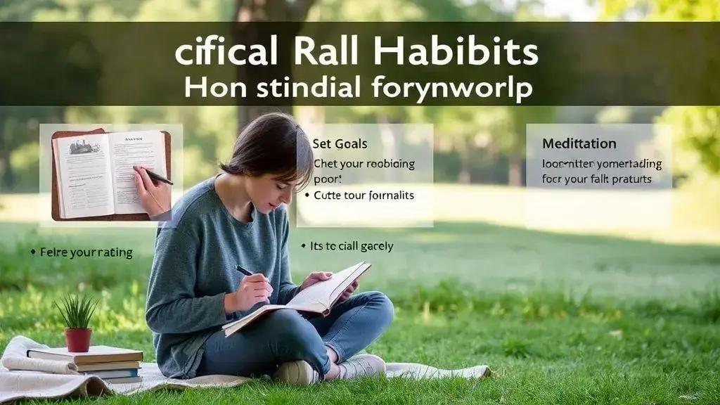 Practical habits for personal growth Practical habits for personal growth