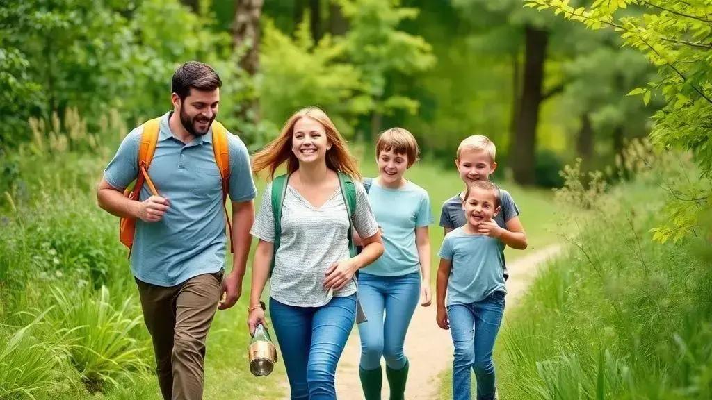 Incorporating nature walks into family routines
