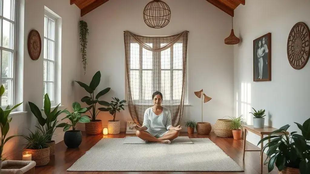Meditation spaces for creating a Zen atmosphere at home