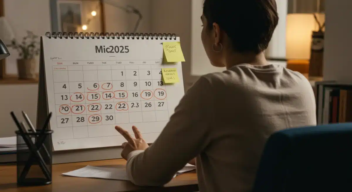 Person achieving goals by mid-2025 with self-compassion