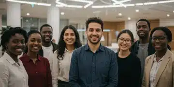 Diverse group happily engaging, symbolizing strong intentional relationships and mindful communication in 2026.