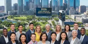 Diverse group of confident Americans smiling, symbolizing empowerment and growth.