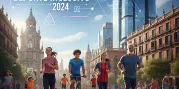 Ley Deporte España 2026: 5 Cambios Clave y Cómo Afectan Tu Ejercicio Deportistas diversos disfrutando del ejercicio al aire libre en España, representando la nueva ley del deporte.