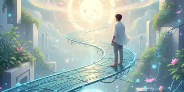 Persona mirando hacia el futuro con esperanza, simbolizando la recuperación y los nuevos enfoques en el tratamiento de la depresión.