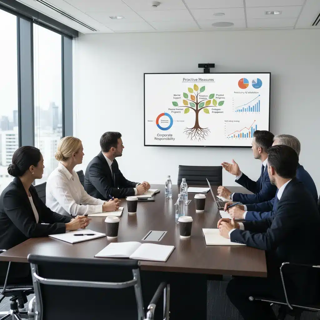 Equipo de RRHH planificando estrategias de bienestar para empleados