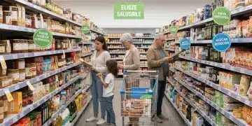 Supermercado español con productos afectados por las nuevas regulaciones de azúcares añadidos 2026